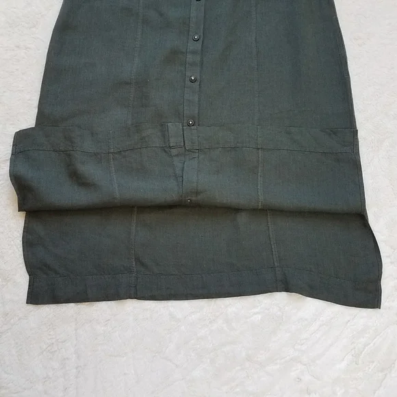 J. Jill Love Linen Shirt Dress - Picture 6 of 9